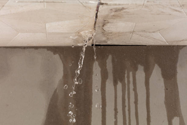 Professional Burst Pipe Cleanup technician working in Weymouth, MA